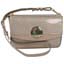 Front view of 10500 Convertible Shoulder Bag Taupe Patent