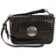 Front view of 10500 Convertible Shoulder Bag Brown Croco Print