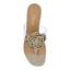 Top view of Abriana CLEAR/NATURAL LINEN