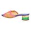 Back view of Amorra PINK/ORANGE/BLUE PATENT