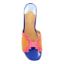 Top view of Amorra PINK/ORANGE/BLUE PATENT