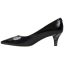 Left side view of Asilah Black Crinkle Patent
