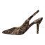 Left side view of Bashir-Jj BROWN/BLACK ANIMAL PRINT
