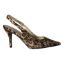 Right side view of Bashir-Jj BROWN/BLACK ANIMAL PRINT