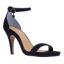 Front view of Bryn BLACK SUEDE