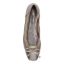Top view of Codda TAUPE/GOLD MET. NAPPA