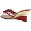 Back view of Davan Clear Red