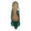 Top view of Deloris EMERALD GREEN SEQUIN MESH/SATI