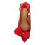 Top view of Devika RED PATENT