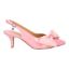 Right side view of Devika SOFT PINK PATENT
