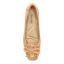Top view of Edie NATURAL/GOLD CORK