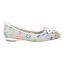 Right side view of Edie BLUE/GREEN/WHITE MULTI FIESTA