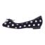 Left side view of Edie BLACK/WHITE POLKA DOT
