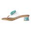 Left side view of Fenella CLEAR/TURQUOISE/CORK