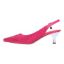Left side view of Ferryanne FUCHSIA SATIN/RHINESTONES