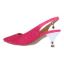 Back view of Ferryanne FUCHSIA SATIN/RHINESTONES