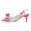 Left side view of Gosalyne PINK/WHITE/ORANGE MULTI