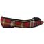 Right side view of Hermine-JJ Red Plaid