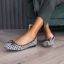 Bottom view of Hirabelle BLACK/WHITE HOUNDSTOOTH