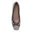 Top view of Hirabelle BLACK/WHITE HOUNDSTOOTH