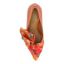 Top view of Hirisha ORANGE/RED MULTI PATENT