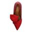 Top view of Hirisha RED PATENT/GROSGRAIN