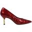 Right side view of Jameena RED PEARL PATENT