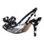 Back view of Karunya CLEAR/BLACK/WHITE