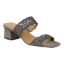 Front view of Keetana PEWTER GLITTER/STONES