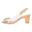 Left side view of Kerensa CLEAR/NATURAL/GOLD