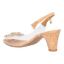 Back view of Kerensa CLEAR/NATURAL/GOLD