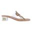 Right side view of Maribela CLEAR/NATURAL/GOLD CORK