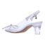 Back view of Menaka CLEAR/SILVER