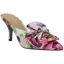 Front view of Mianna Gray Blue Pink Multi Floral