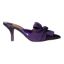Right side view of Mianna PURPLE PATENT/FAILLE