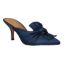 Front view of Mianna NAVY SATIN