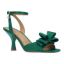 Front view of Nishia EMERALD GREEN SATIN