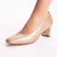 Bottom view of Olivienne PEARL BEIGE LIZARD PRINT