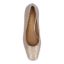 Top view of Olivienne PEARL BEIGE LIZARD PRINT