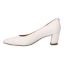 Left side view of Olivienne WHITE LIZARD PRINT