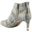 Back view of Ranae Taupe Gold Multi Croc Print