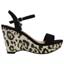 Right side view of Sharbel Black Animal Print