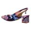 Back view of Shayanne PURPLE/BLUE/WHITE MULTI