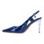 Left side view of Sirmati COBALT BLUE PATENT