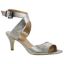 Front view of Soncino Taupe Metallic Nappa