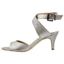 Left side view of Soncino Taupe Metallic Nappa
