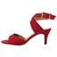 Left side view of Soncino Red Suede