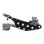 Right side view of Tanay BLACK/WHITE POLKA/GINGHAM