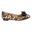Right side view of Vesey BROWN/BLACK ANIMAL PRINT