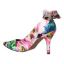 Back view of Zenata GRAY/BLUE/PINK MULTI FLORAL